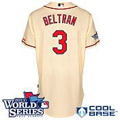 St. Louis Cardinals 3 Carlos Beltran Cream Cool Base MLB Jersey With 2013 World Series Patch
