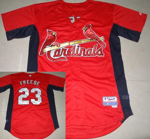 Cheap St.Louis Cardinals 23 David Freese Red MLB Jerseys For Sale