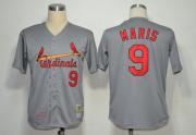 St. Louis Cardinals 9 Roger Maris M&N 1967 MLB Jerseys