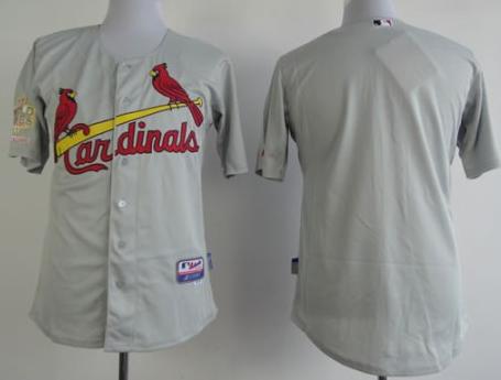 St.Louis Cardinals Blank Grey 2011 World Series Fall Classic MLB Jerseys