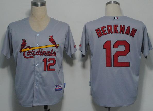 Cheap St.Louis Cardinals 12 Molina Grey Cool Base MLB Jerseys For Sale