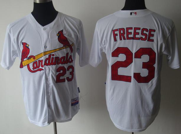 Cheap St.Louis Cardinals 23 Freese White MLB Jerseys For Sale