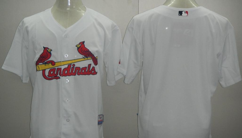 Cheap St.Louis Cardinals Blank White MLB Jerseys For Sale
