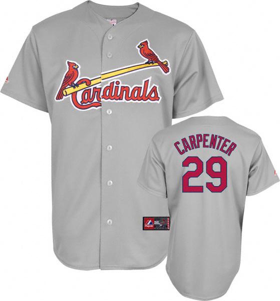Cheap St.Louis Cardinals 29 Carpenter Grey Jersey For Sale