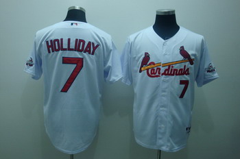 St. Louis Cardinals 7 Matt holliday white jerseys