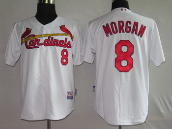 Cheap St.Louis Cardinals 8 MORGAN white Baseball Jerseys For Sale