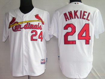 Cheap St.Louis Cardinals 24 Ankiel white Baseball Jerseys For Sale