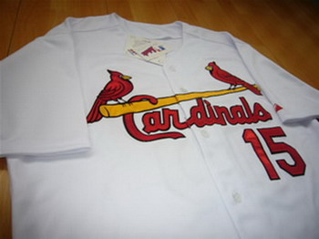 Cheap St Louis Cardinals 15 Edmonds White Replica Jersey For Sale