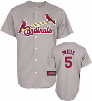 Cheap St Louis Cardinals Albert Pujols 5 gery Jerseys For Sale