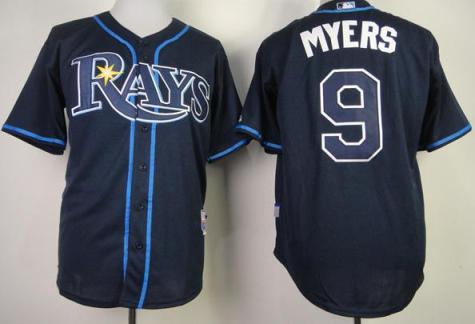 Tampa Bay Rays 9 Wil Myers Dark Blue Cool Base MLB Jerseys