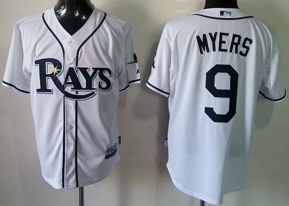 Cheap Tampa Bay Rays 9 Wil Myers White MLB Jerseys For Sale