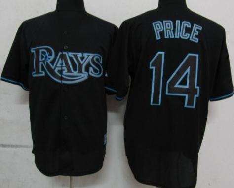 Cheap Tampa Bay Rays 14 Price Black Fashion Jerseys For Sale