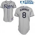 Cheap Tampa Bay Rays 8# Desmond Jennings Grey cool base jerseys For Sale