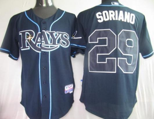 Cheap Tampa Bay Rays 29 Sonriano Dark Blue MLB Jersey For Sale
