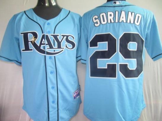 Tampa Bay Rays 29 Sonriano Light Blue MLB Jersey