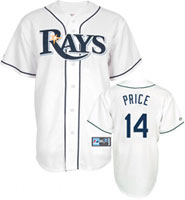 Tampa Bay Rays 14 Price white MLB Jersey