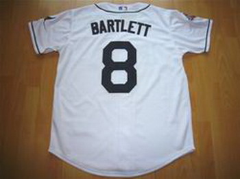 Cheap Tampa Bay Rays 8 Jason Bartlett World Series White Jersey For Sale