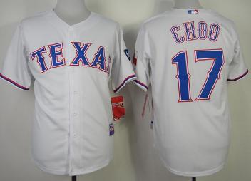 Texas Rangers 17# Nelson Cruz White Cool Base MLB Jersey 2014 New Style