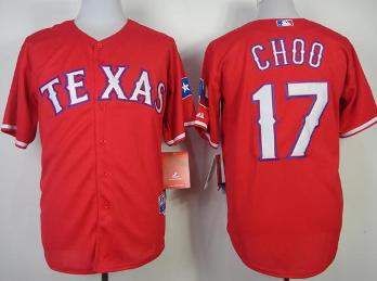 Texas Rangers 17# Nelson Cruz Red Cool Base MLB Jersey 2014 New Style Texas Rangers 17# Nelson Cruz Red Cool Base MLB Jersey 2014 New Style