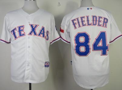 Texas Rangers 84 Prince Fielder White Cool Base MLB Jerseys
