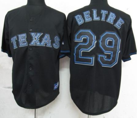 Cheap Texas Rangers 29 Beltre Black Fashion Jerseys For Sale