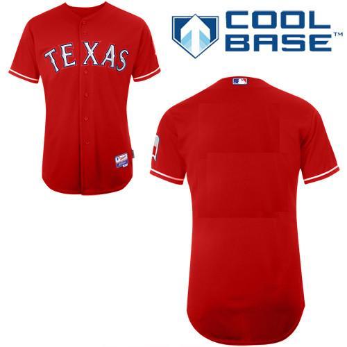 Cheap Texas Rangers Blank Red MLB Jersey For Sale