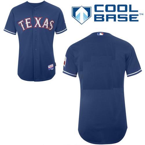 Cheap Texas Rangers Blank Blue MLB Jersey For Sale