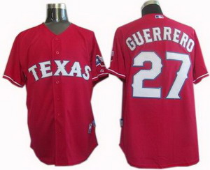 Cheap Texas Rangers 27 Vladimir Guerrero Jersey red For Sale