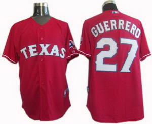Texas Rangers 27 Vladimir Guerrero Jersey red