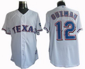 Texas Rangers 12 Cristian Guzman Jersey White