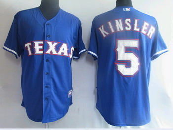 Cheap Texas Rangers 5 Kinsler Blue Jerseys For Sale