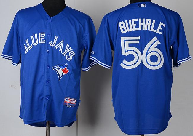 Cheap Toronto Blue Jays 56 Mark Buehrle Blue Cool Base MLB Jerseys For Sale