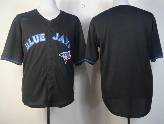 Cheap Toronto Blue Jays Blank Black Fashion MLB Jerseys For Sale