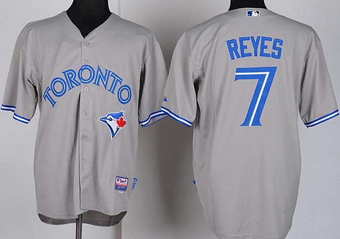 Cheap Toronto Blue Jays #7 Jose Reyes Grey Cool Base MLB Jersey For Sale