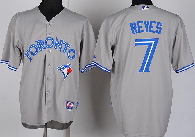 Toronto Blue Jays #7 Jose Reyes Grey Cool Base MLB Jersey