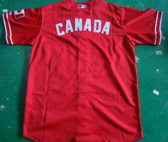 Cheap Toronto Blue Jays Blank Canada Red MLB Jerseys For Sale