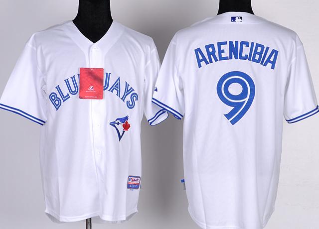Cheap Toronto Blue Jays #9 J.P.Arencibia White Cool Base MLB Jerseys For Sale