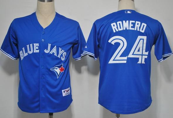 Toronto Blue Jays 24 Romero Blue 2012 MLB Jerseys