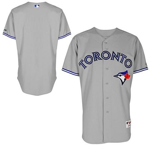 Toronto Blue Jays Blank 2012 Grey MLB Jerseys
