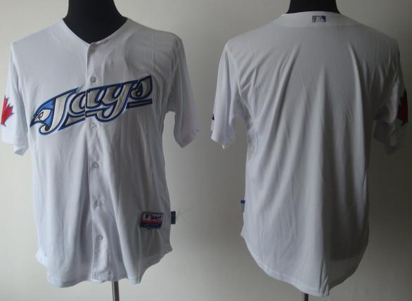 Toronto Blue Jays Blank White MLB Jersey