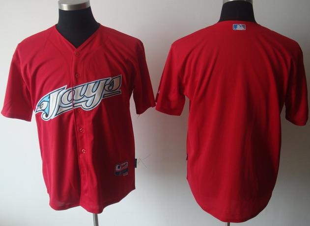 Cheap Toronto Blue Jays Blank Red Jersey For Sale