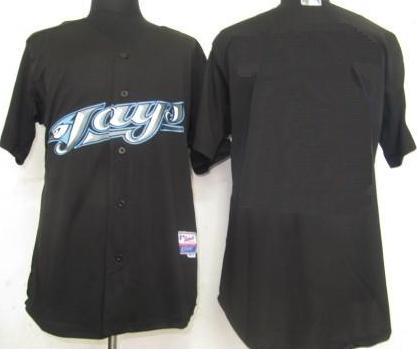 Cheap Toronto Blue Jays Blank Black Jersey For Sale