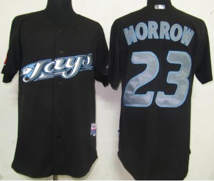 Cheap Toronto Blue Jays 23 Morrow Black MLB Jersey For Sale