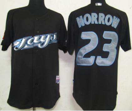 Toronto Blue Jays 23 Morrow Black MLB Jersey