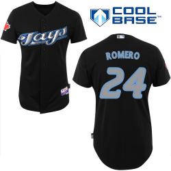 Toronto Blue Jays 24 ROMERO Black Jersey