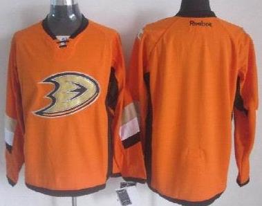 Anaheim Ducks Blank Orange 2014 Stadium Series NHL Hockey Jersey