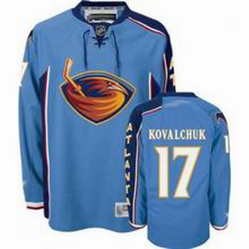 Cheap Ilya Kovalchuk 17 Atlanta Thrashers Light Blue Jersey For Sale