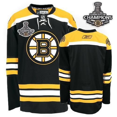 Cheap Boston Bruins Blank Black 2011 Stanley Cup Champions NHL Jersey For Sale