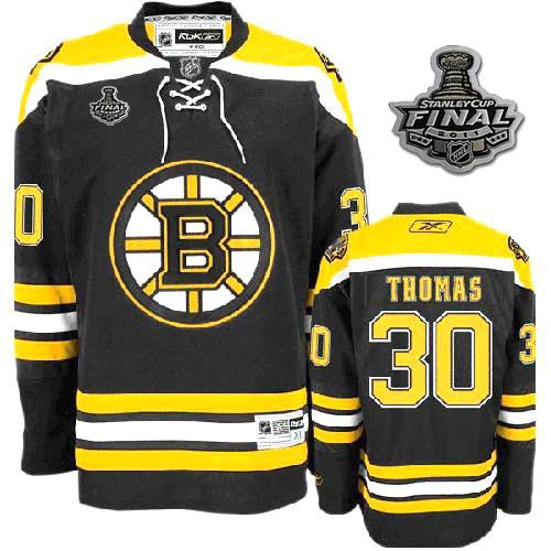 Boston Bruins 30 Tim Thomas 2011 Stanley Cup black Jersey Boston Bruins 30 Tim Thomas 2011 Stanley Cup black Jersey