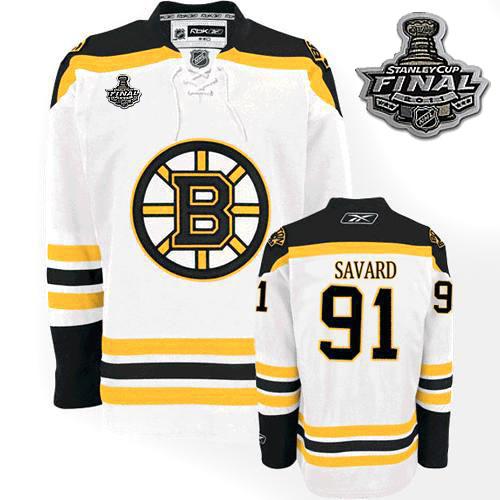 Boston Bruins 91 Savard 2011 Stanley Cup White Jersey Boston Bruins 91 Savard 2011 Stanley Cup White Jersey